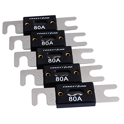 Conext Link ANL80-5 80 A Amp ANL Blade Fuse Nickel Plated 5 Pack - Image 1