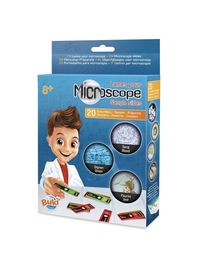 BUKI Microscope Sample Slides Set  - Image 1