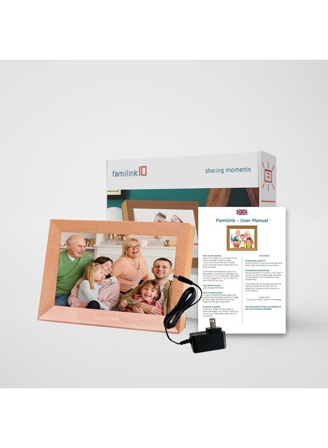 familink FAMILINK - 4G or WiFi Digital Picture Frame Load from Phone - Remote Easy Setup - Electronic Photo Frame You can Send Pictures to Instantly by App or Email - 10 inches Touch Screen 1280x800 px  - Image 2