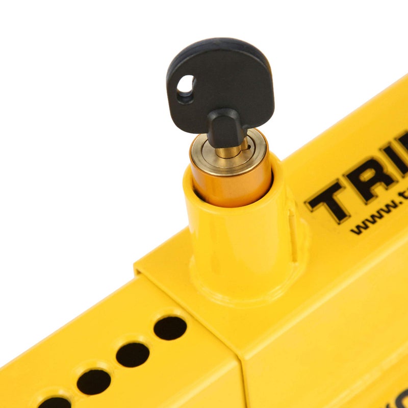 Trimax TCL65 Wheel Chock Lock , Yellow/Red, 7.25in - Image 5