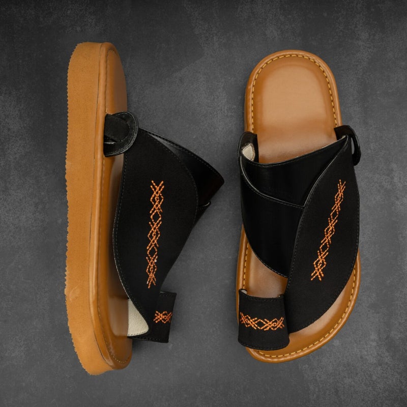 Arabic Sharqi Sandals | Brown | Sandals Traditional footwear - Image 1