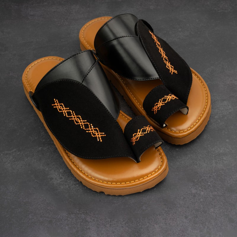Arabic Sharqi Sandals | Brown | Sandals Traditional footwear - Image 3