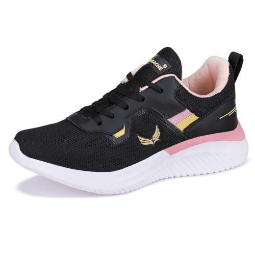 BERSACHE Premium Sports,Gym, Trending Stylish Running Shoes for Women (Black), 5 UK - Image 5