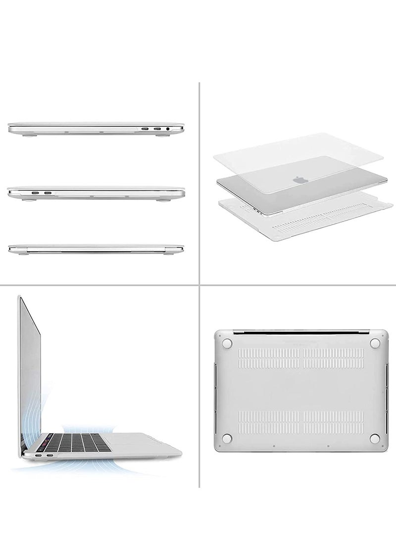Generic 3 in 1 Compatible with MacBook Air 13.6 inch 2022 A2681 M2 Chip and 2024 A3113 M3 Chip and 2025 A3240 M4 Chip with Retina Display, Plastic Hard Shell Case + TPU Keyboard Skin Cover + Screen Protector, Frosted Clear  - Image 5