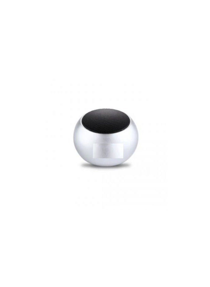 Mini Wireless Speaker with Bluetooth (Silver) - Image 1