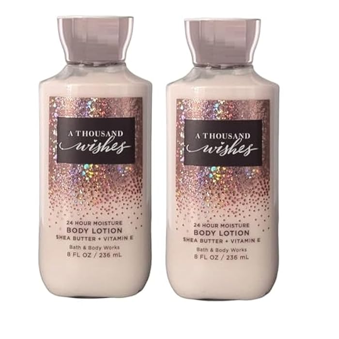 Bath & Body Works and 2 Pack A Thousand Wishes Super Smooth Lotion 8 Oz