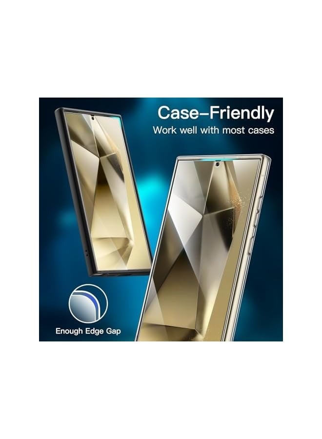 JETech Screen Protector for Galaxy S24 Ultra 5G 6.8-Inch, Flexible TPU Film, Fingerprint ID Compatible, Easy Installation, HD Clear, 3-Pack - Image 5