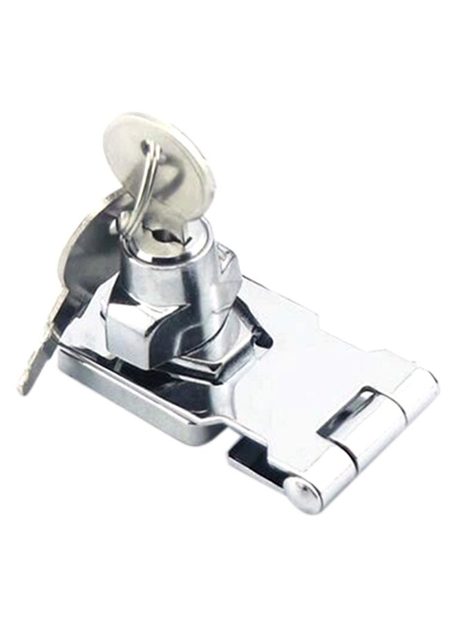 Generic Cabinet Drawer Lock With Key Silver 