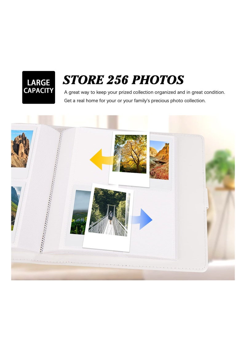 256 Photos Album for Fujifilm Mini Camera Polaroid 2x3In Zink Pictures Photo Book 11 12 9 90 70 40 8 Instant For Film White - Image 5
