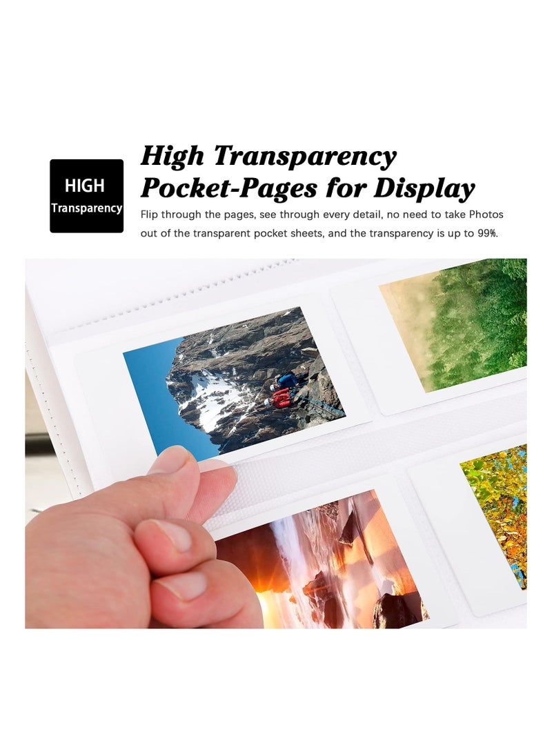 256 Photos Album for Fujifilm Mini Camera Polaroid 2x3In Zink Pictures Photo Book 11 12 9 90 70 40 8 Instant For Film White - Image 4