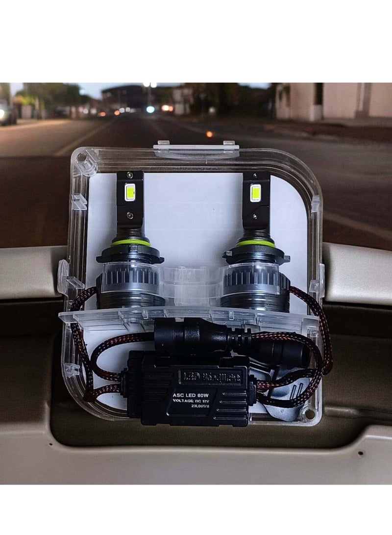 طقم LED للسيارة ذكي - 55 وات - 9006 - قوي للغاية - موفر للطاقة - ساطع جدًا - Image 2