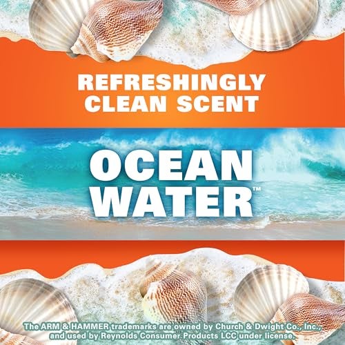 Hefty Small Trash Bags, Ocean Water Scent, 4 Gallon, 52 Count - Image 2