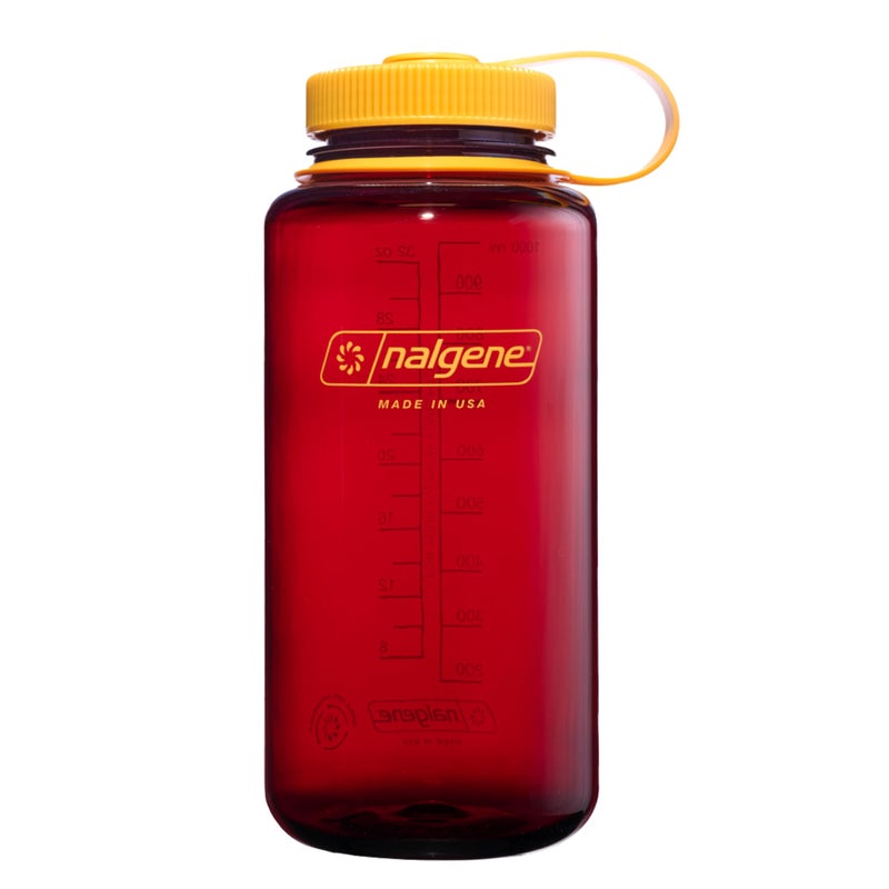 Nalgene Leak Proof Tritan BPAFree Water Bottle 32 oz Wide Mouth Made in the USA for Outdoor Use Daily Hydration Laker