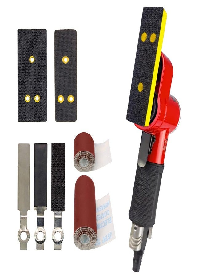 BAUSATZ Air Sander,Mini pneumatic sander for car body work, high-speed pneumatic polisher, miniature sander with pneumatic tools for metal, plastic, wood, marble and corian surfaces - Image 1