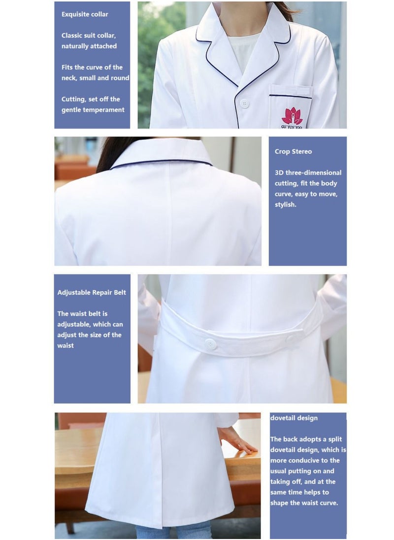 Gasin - Lab Coat Of Long Sleeve White - Image 1