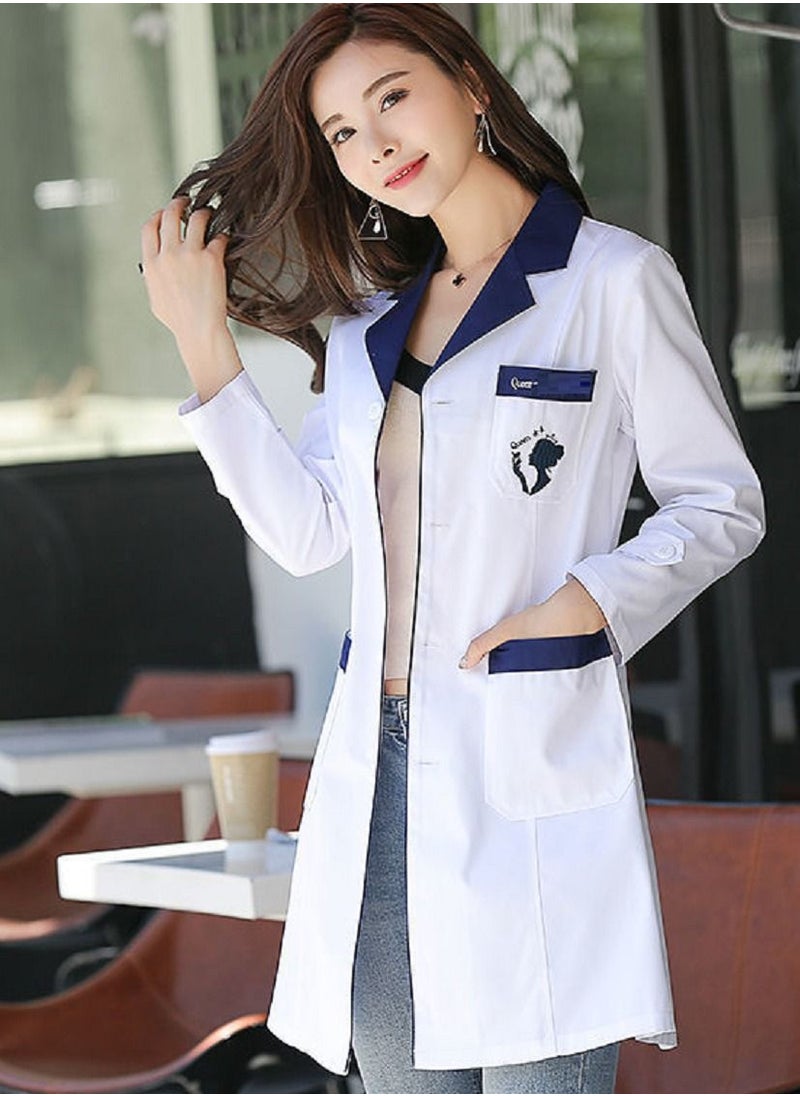 Gasin - Lab Coat Of Long Sleeve White - Image 1