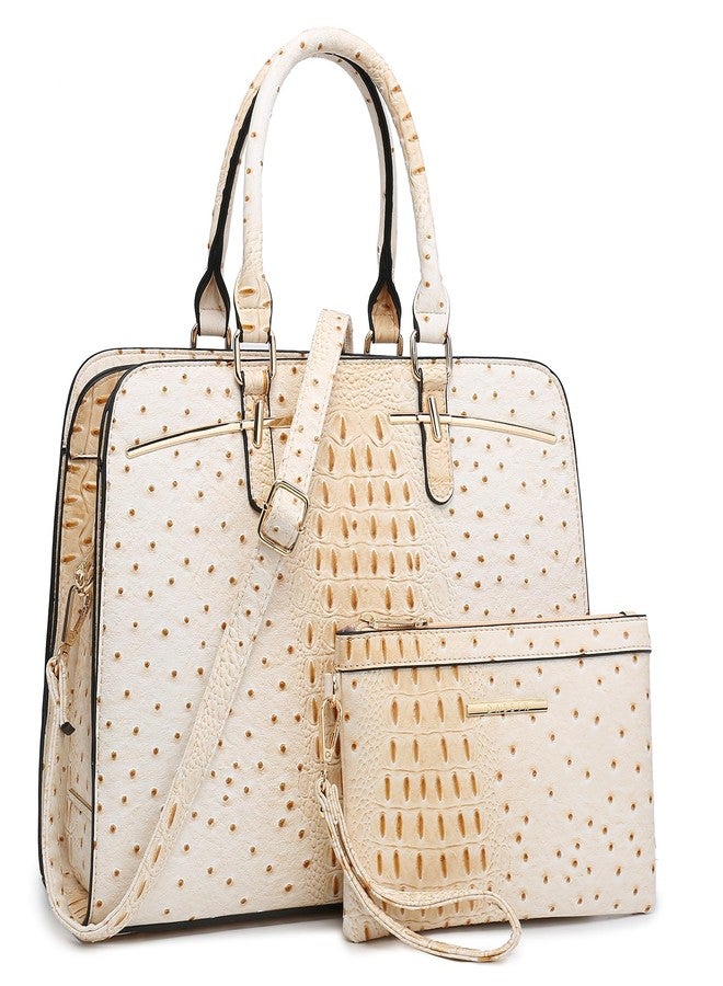 داسين حقيبة يد نسائية، محفظة، حقيبة كتف، حقيبة هوبو، حقيبة يد بمقبض علوي، طقم من قطعتين بثلاثة أقسام - Image 1