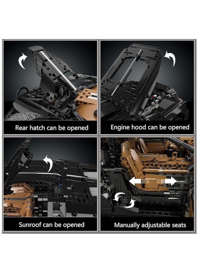 13163 MOC Sound of the Night Sports car Assembly Kit, 4688 pieces sports car model assembly kit, clamp collection display models, adult/boy toys 14+ - https://f.nooncdn.com/p/pzsku/ZAC76612CA97B77C85E87Z/45/_/1734536333/a8afcf82-c216-4772-8b61-c7aa6bb7e837.jpg?format=jpg&width=original