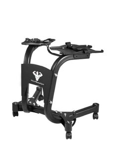 Yalla HomeGym Dumbbell Stand Rack Storage Stand with Wheels Suitable for 24KG & 40KG Adjustable Dumbbells  - Image 2