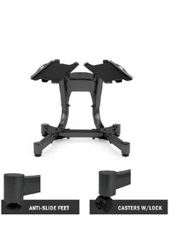 Yalla HomeGym Dumbbell Stand Rack Storage Stand with Wheels Suitable for 24KG & 40KG Adjustable Dumbbells  - Image 5