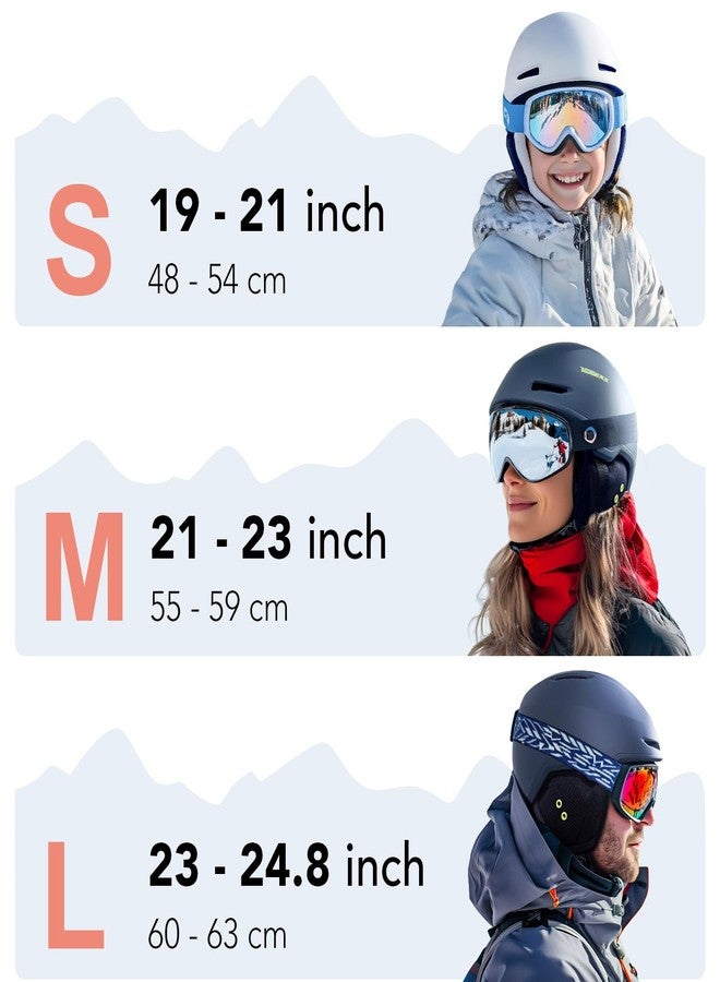 MOUNTALK Ski/Snowboard Helmet for Men,Women & Kids - Adjustable Fit,Lightweight,Meets ASTM Safety Standards - Perfect for Youth,Adults,Children, Snowboarding Gear & Accessories,Matte Navy Blue,L - Image 2
