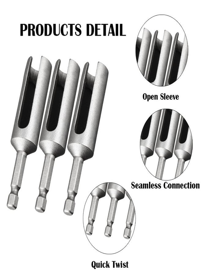 Utoolmart 10mm Nut Driver, 1/4" Quick-Change Hex Shank Slotted Drill Bit Socket Wrench Tool, 100mm Length - Image 5