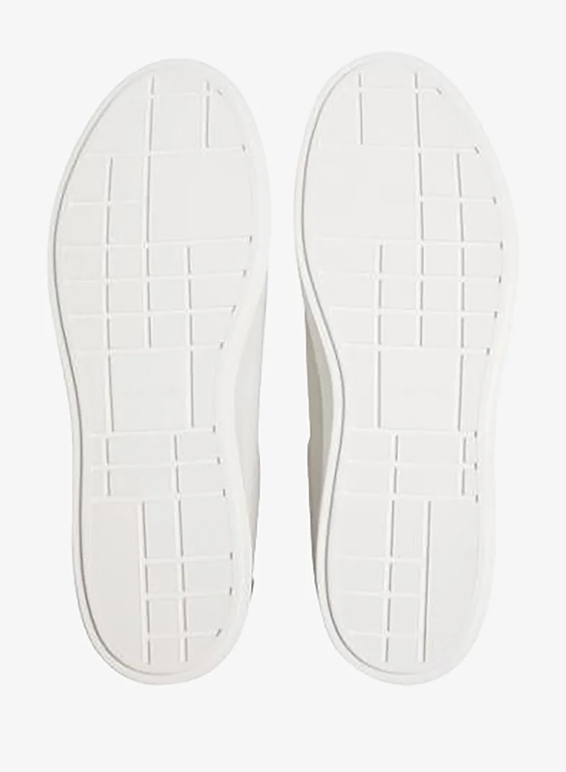 CALVIN KLEIN Off White/Ck Navy Low Profile Cupsole Sneakers for Men | Best Price UAE