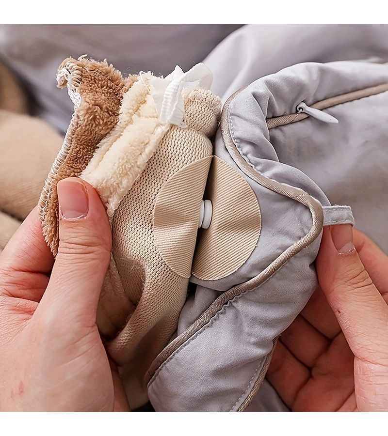 8Pcs Round Quilt Fasteners Non Ironing Needle Free Design Male Female Buckle Soft Duvet Cover Sewing Tool - Image 5