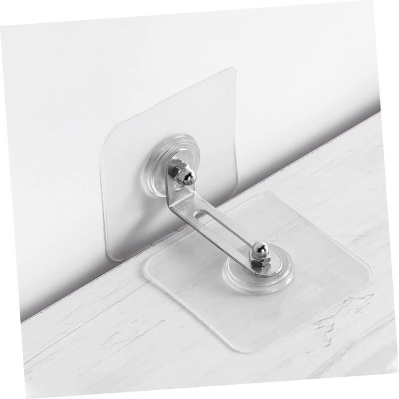Bindex 4 PCS Adhesive Furniture Wall Anchors No Drill, Anti Tip Furniture Straps Kit for Baby Proofing, Secure Bookcase Dresser Shelf Cabinet to Wall for Child Safety - Removable, No Screw - Image 3