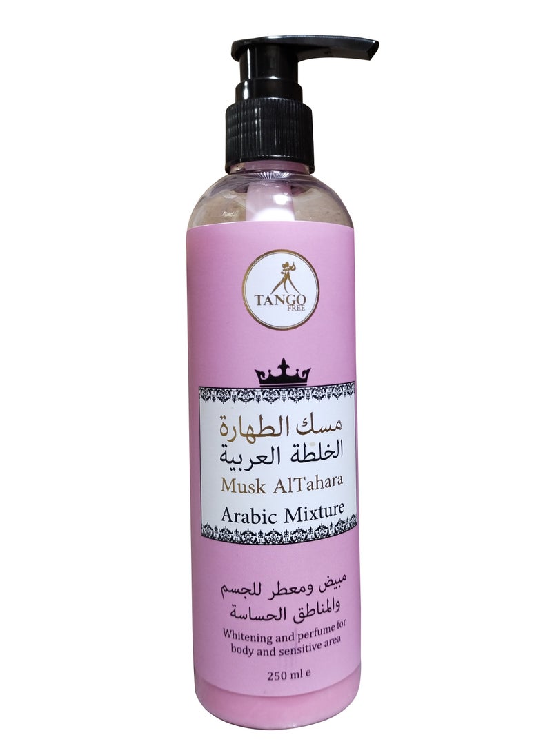 Tango Musk Al Tahara Arabic Mixture Whitening And Perfume For Body And Sensitive Area 250ml - Image 1
