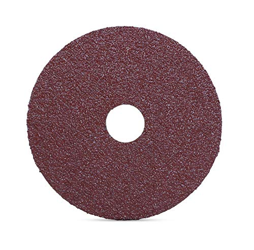 BHA Aluminum Oxide Resin Fiber Sanding and Grinding Discs, 4.5” x 7/8”, 120 Grit - 25 Pack - Image 1