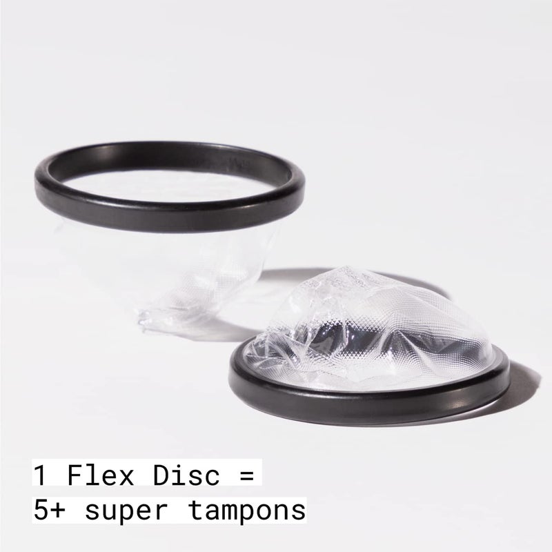 FLEX Menstrual Discs | Disposable Period Discs | Reduce Cramps & Dryness | Beginner-Friendly Tampon Alternative | Capacity of 5 Super Tampons | Made in Canada | 12 Count - Image 4