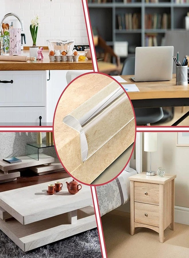 Delzon شريط حماية الحواف من ديلزون بطول 3 أمتار، شريط لاصق ذاتي لحماية الحواف الحادة، واقيات مصدات للخزائن والأبواب والمكاتب والطاولات الزجاجية وأثاث الأسرة وأسطح المطابخ، مقاوم للماء - Image 5