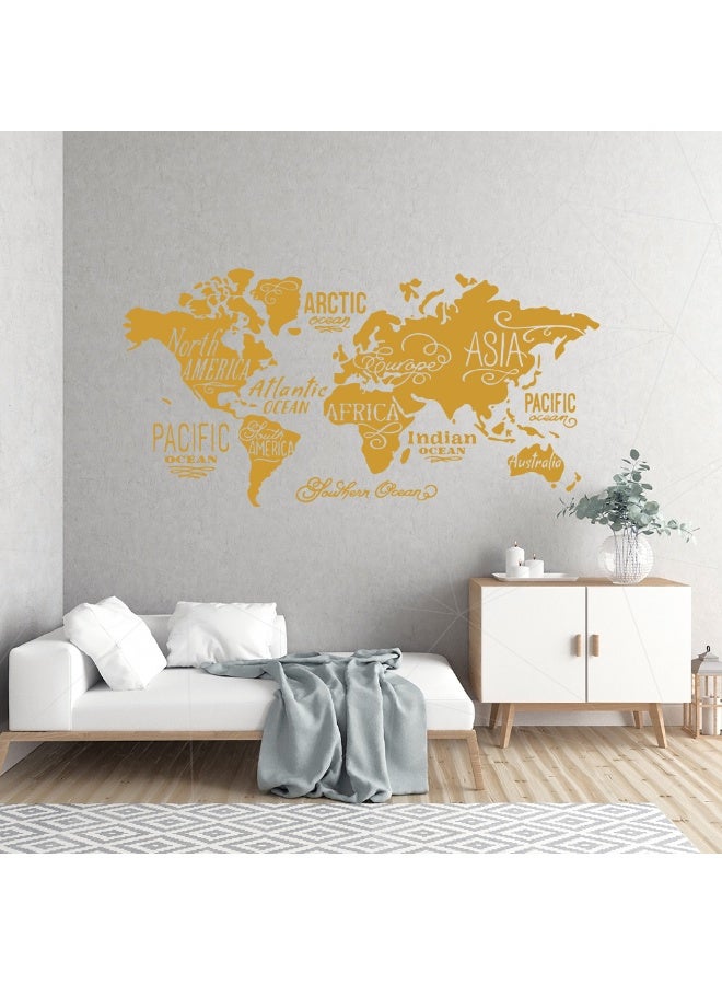 MAXPIX LLC MAXPIX- World Map Wall Vinyl Decal Sticker for Living Room, Bedroom, Nursery, Office - Image 2