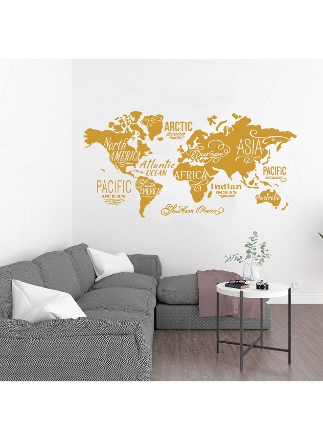MAXPIX LLC MAXPIX- World Map Wall Vinyl Decal Sticker for Living Room, Bedroom, Nursery, Office - Image 3