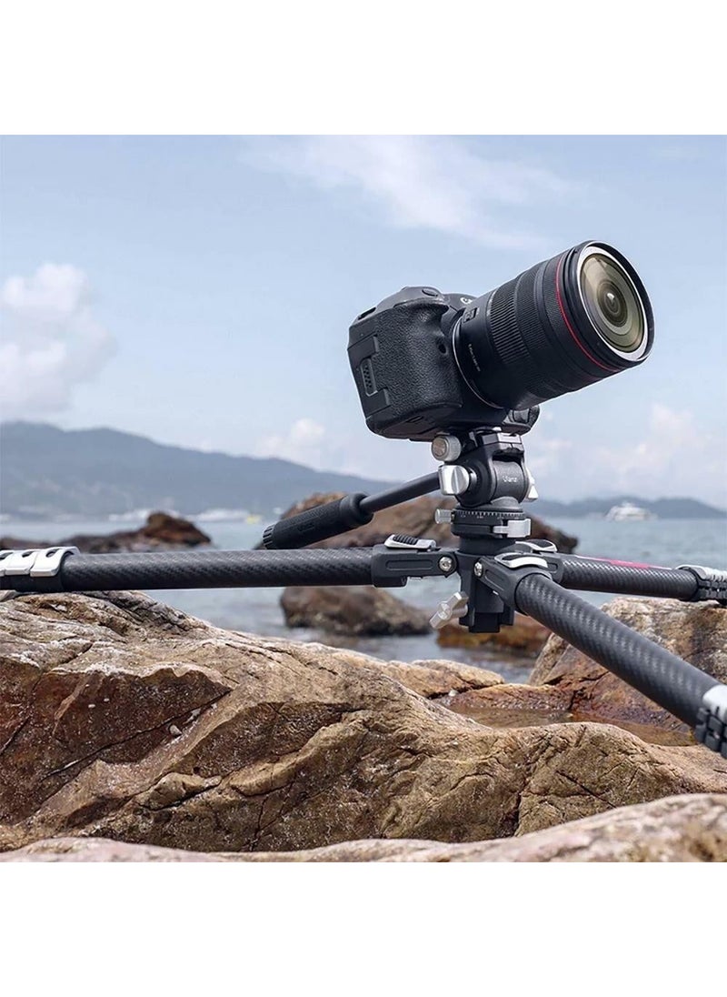 Ulanzi TT09 Videogo Carbon Fiber Travel Video Tripod  - Image 5