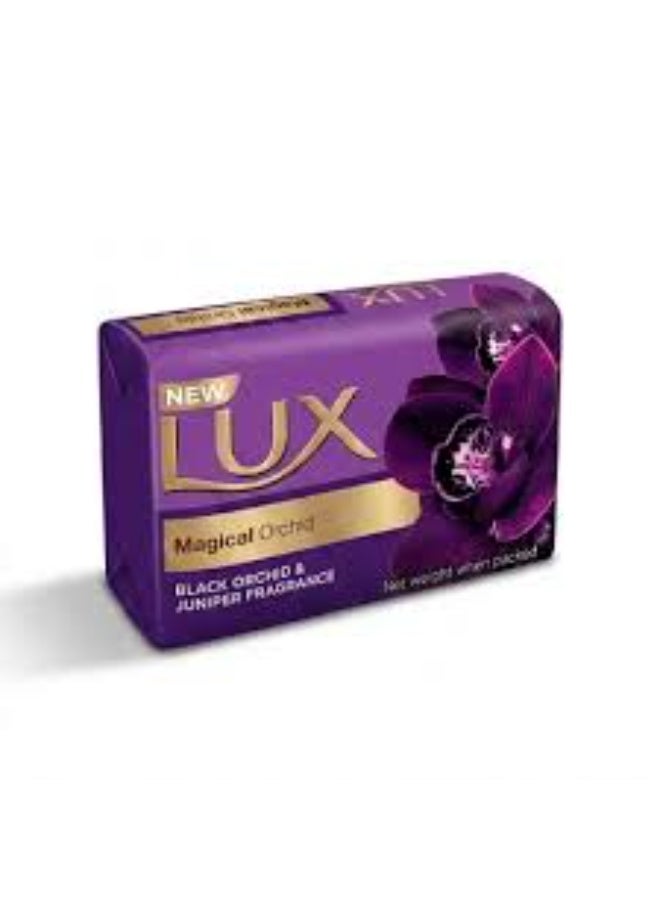 Lux Soap (Magical Orchid) With Black Orchid & Juniper Fragrance 170g X 4Pcs - Image 1