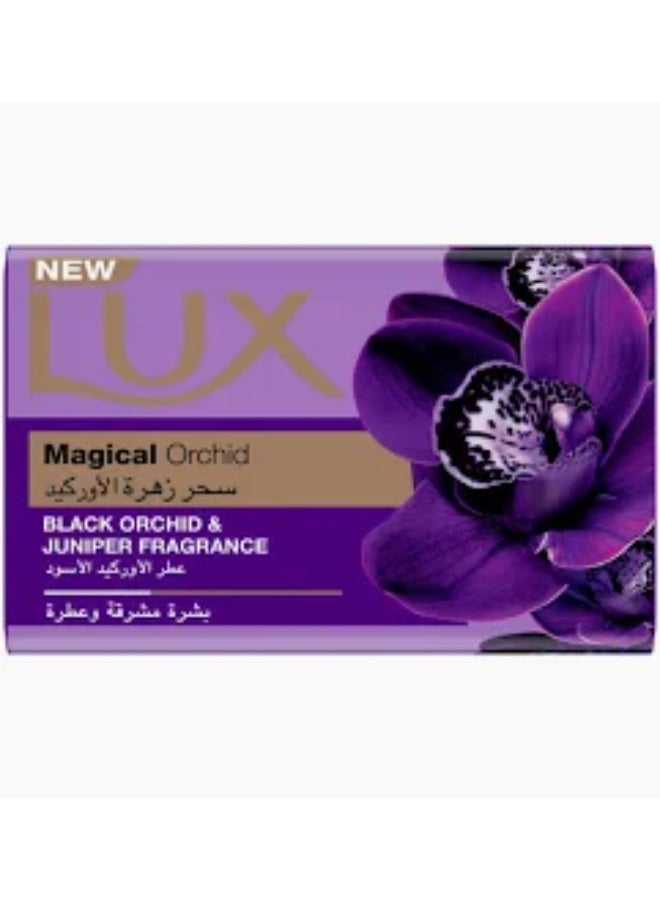 Lux Soap (Magical Orchid) With Black Orchid & Juniper Fragrance 170g X 4Pcs - Image 2