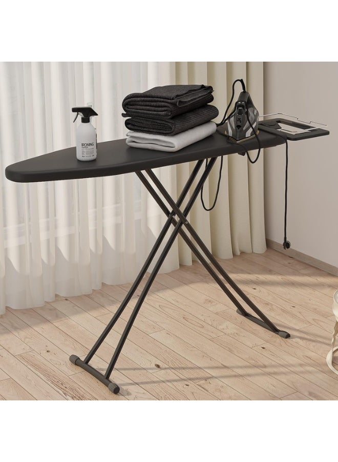 ALMUFARREJ Adjustable Ironing Table with Heat-Resistant Black Cover, Ironing Board with Thermal Black Cover, Adjustable Ironing Table - Image 2