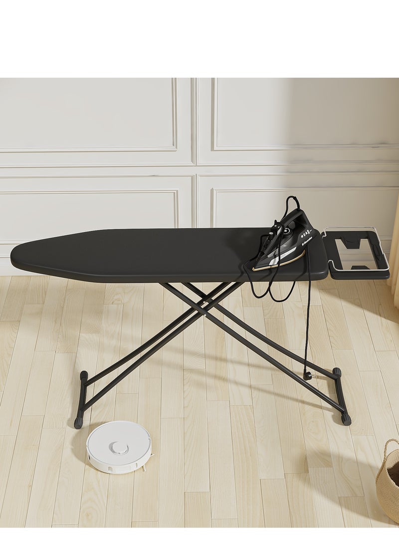 Ironing Board with a Black Heat-Resistant Cover Size 130x46 cm