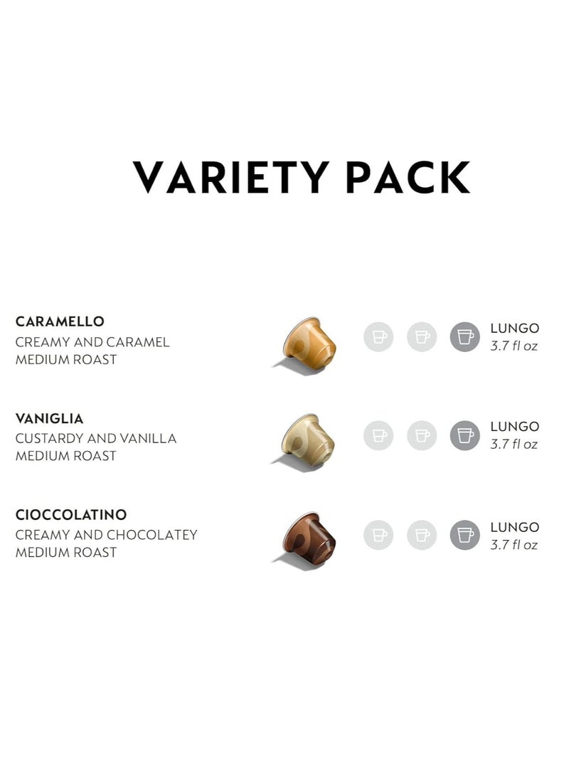 Nespresso Original Line Barista Creations Selection Vanilla 10 Capsules Chocolate 10 Capsules Caramel 10 Capsules Total 30 Capsules - Image 3