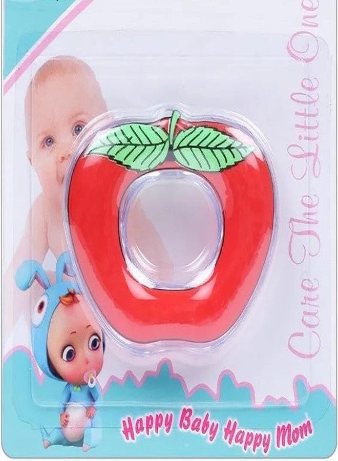 KALRA MAGIC® BPA-Free Baby Teether for 6–12 Months | Cooling Water-Filled Soft Teething Toy with Case | Easy Grip, Non-Toxic Infant Teething Ring (Red Apple) - Image 3