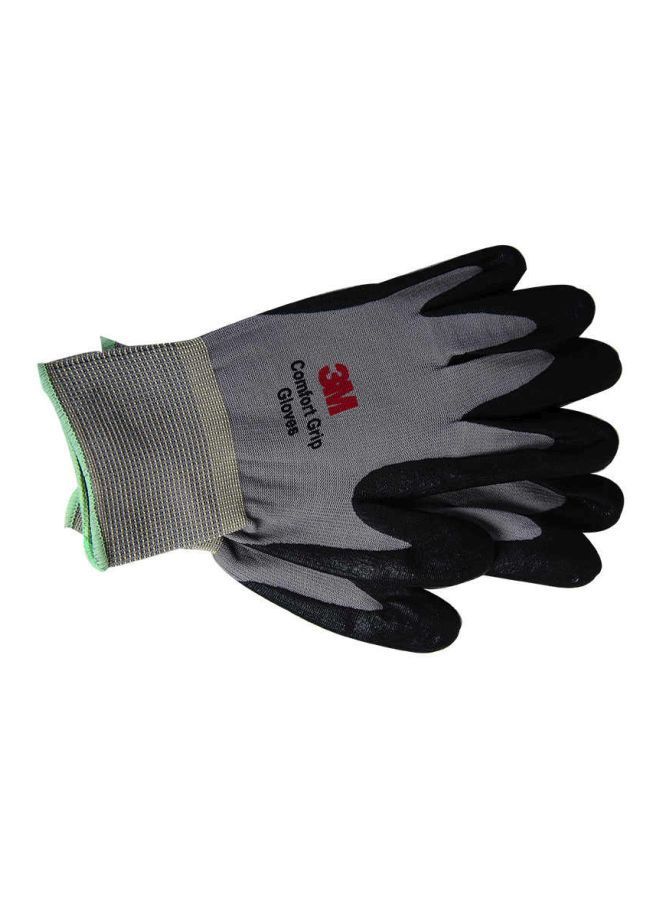 Y&D Pair Of Comfort Grip Working Gloves Grey/Black XL  - Image 3