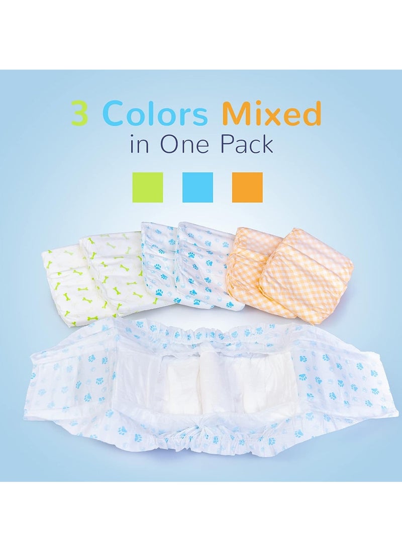 Pet Soft - Disposable Male Dog Wraps 12 Pieces Pack - Image 1