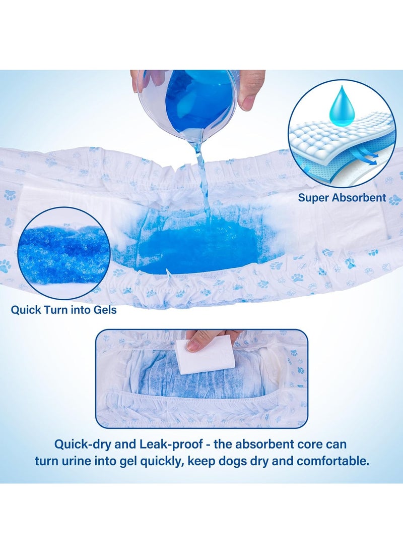 Pet Soft - Disposable Male Dog Wraps 12 Pieces Pack - Image 1