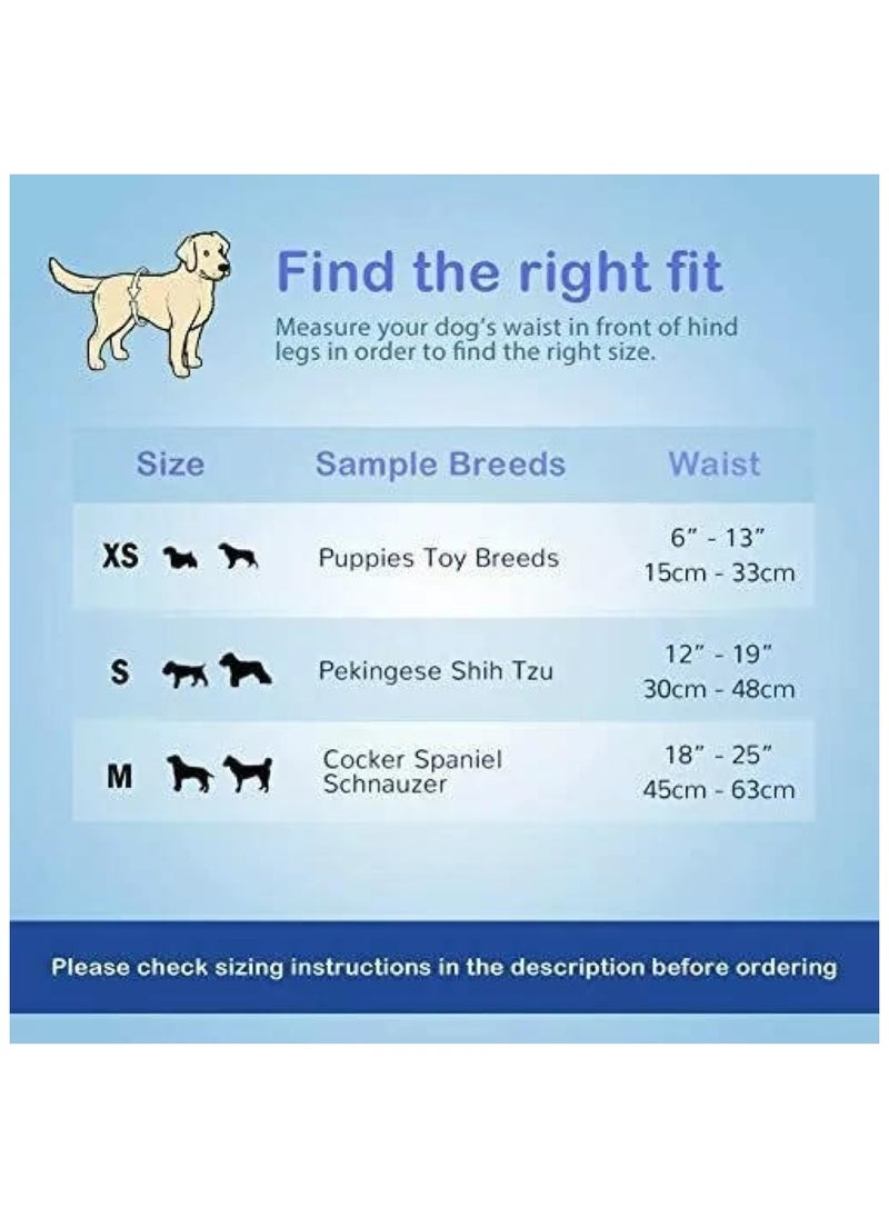 Pet Soft - Disposable Male Dog Wraps 12 Pieces Pack - Image 1