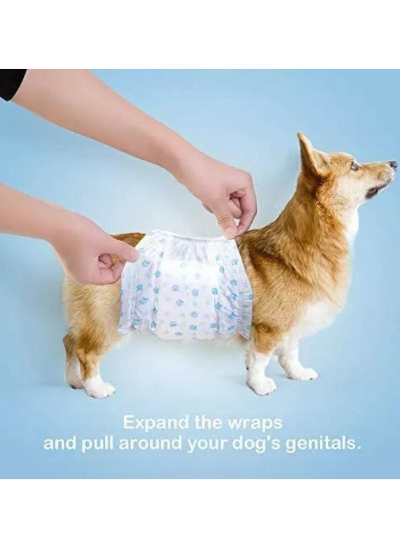 Pet Soft - Disposable Male Dog Wraps 12 Pieces Pack - Image 1