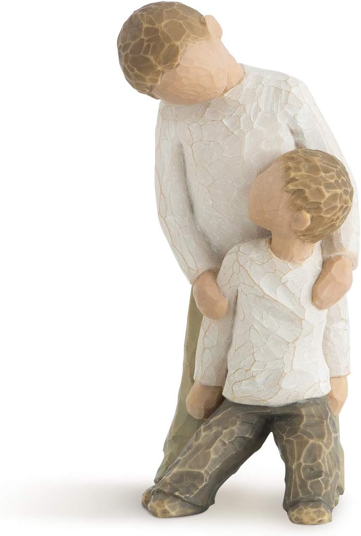 Willow Tree Brothers Figurine - Hand-Painted Resin Sculpture - Image 1