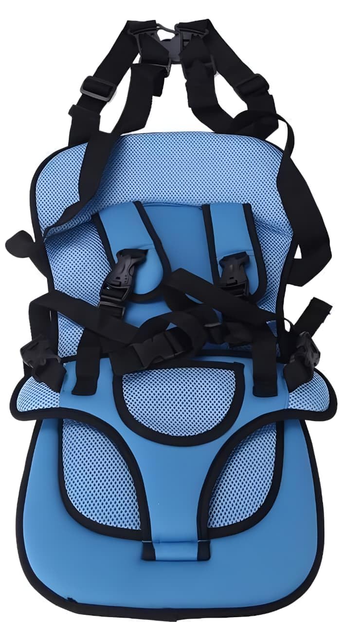 Ecurfu Baby Safety Mat Toddler Chairs Thicken Cover Children Portable Sitting Cushion Kids Booster Protection Mat | Baby Car Cushion Seat with Safety Belt - Image 3