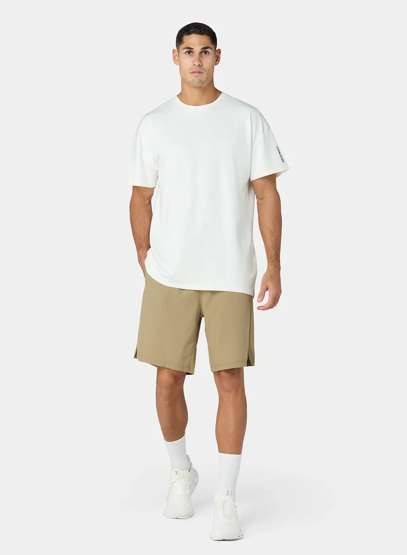 Squatwolf Pearl White Oversized Foundation T-Shirt for Men | Best Price UAE